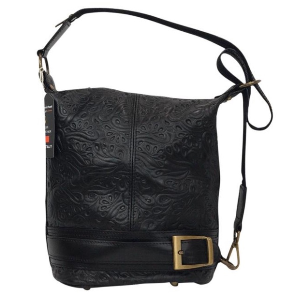 Kidus woldemichael made in Italy leather shoulder